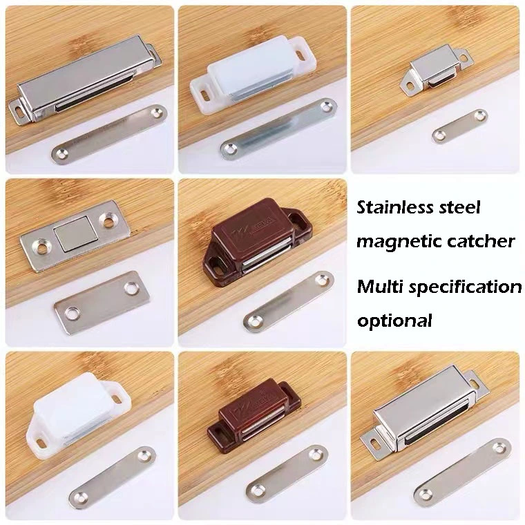 Magnetic Cabinet Door Catch Stainless Steel Cabinet Door Magnets for Cupboard Closet Closures Cabinet Door Drawer Closers