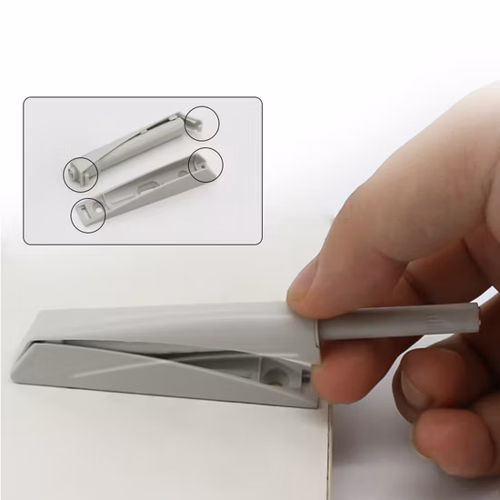 Mini loquets de porte, Types de ferme-porte, système de poussée pour ouvrir, amortisseur d'armoire, ferme-porte caché pour tampon coulissant